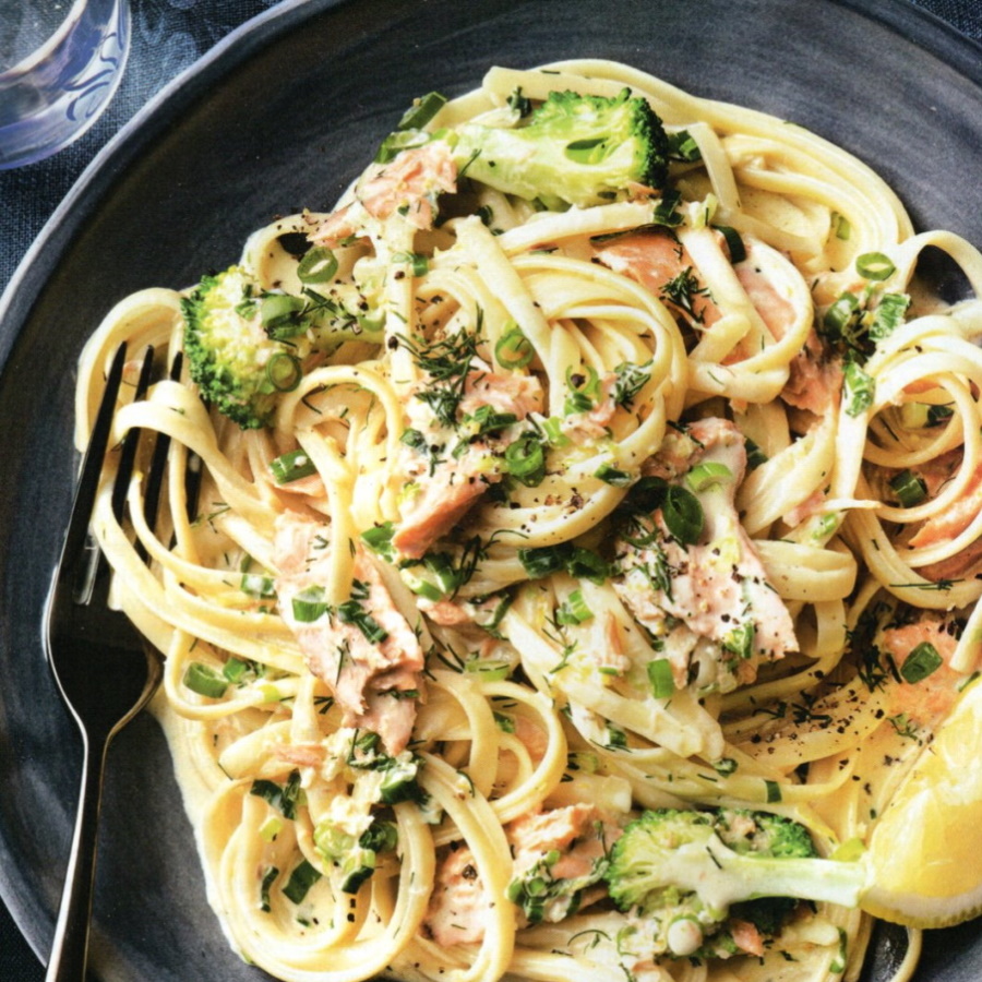 kme soisstitalien schnelle pasta lachs brokkoli